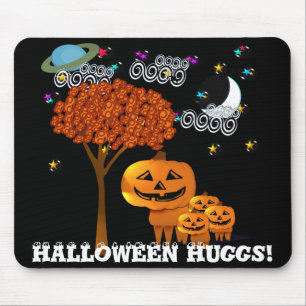 MOUSEPAD CABEÇAS DE PUMPKIN DE HALLOWEEN