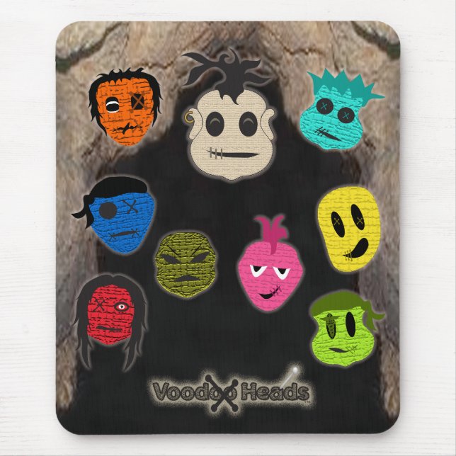 Mousepad Cabeças Voodoo ~ Caverna (Frente)