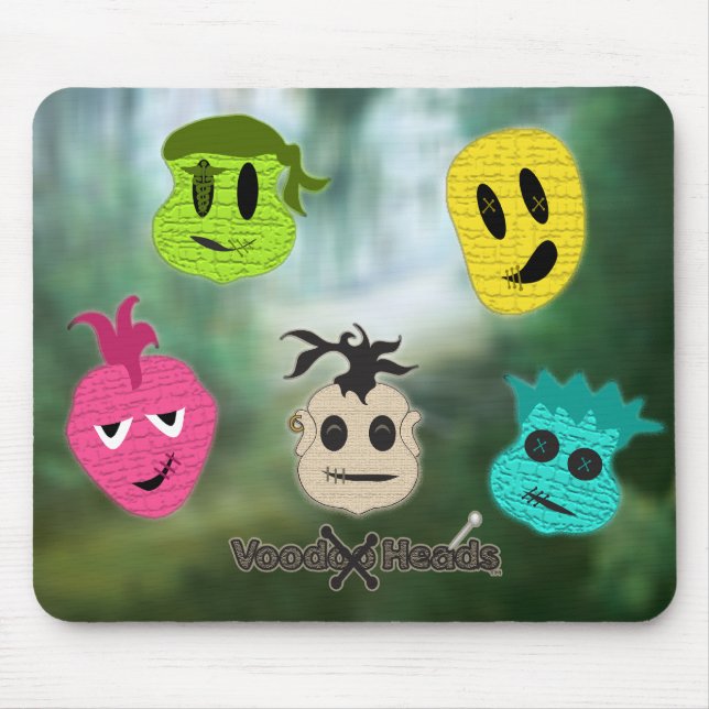 Mousepad Cabeças Voodoo ~ Pântano (Frente)