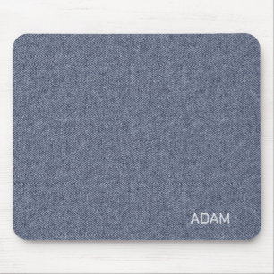 Mousepad Cabeçote de Marinho de Textura Negra Azul