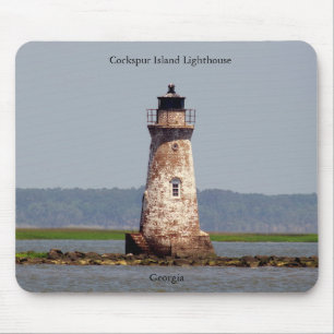 Mousepad Cabeçote do Farol da Ilha Cockspur