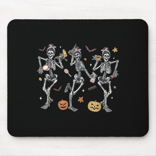 Mousepad Cabeleireiro Assustador Equipe Boo Cabeleireiro Ha (Frente)