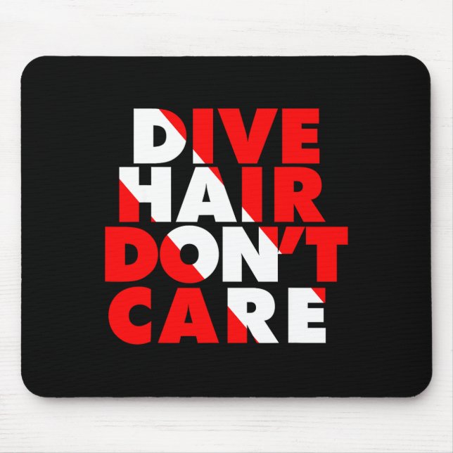 Mousepad Cabelo Molhado Não Me Importa (Frente)