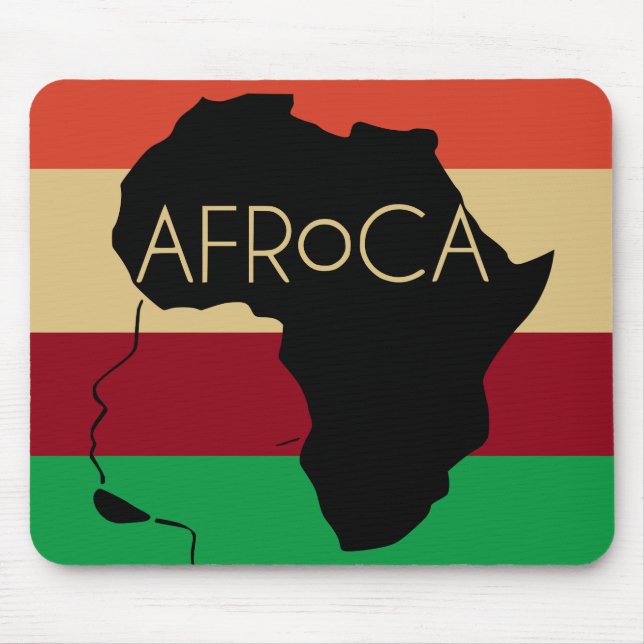 Mousepad Cabelo Negro Natural Afro (Frente)