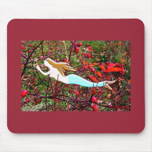Mousepad Cabelo ouro vermelho-sereia (Frente)