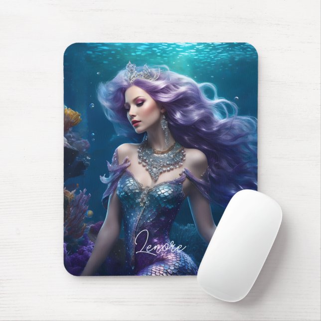 Mousepad Cabelo Puro de Sereia (Com mouse)