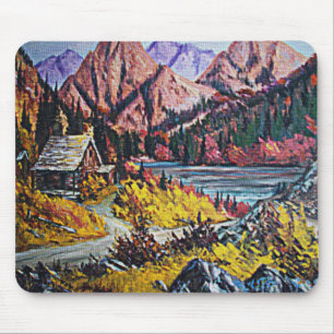 Mousepad Cabina da Pintura do Lago Oil