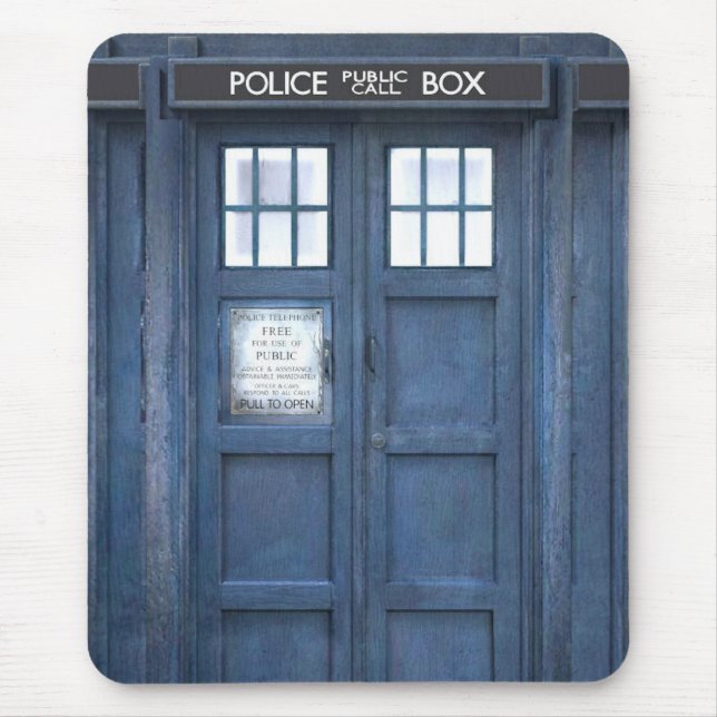 Mousepad Cabine Telefônica Engraçada (Frente)