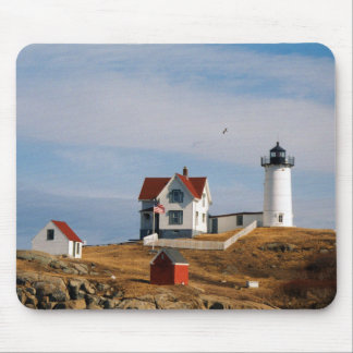 Mousepad Cabo claro Neddick Maine do farol do Nubble
