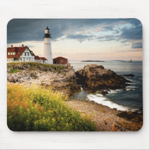 Mousepad Cabo principal Elizabeth do farol de Portland,