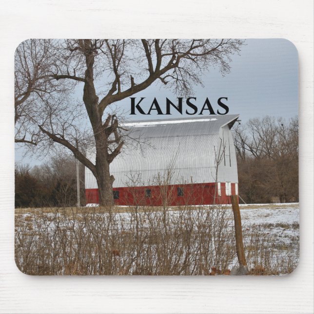 Mousepad Cabo Red Barn do Kansas Country (Frente)