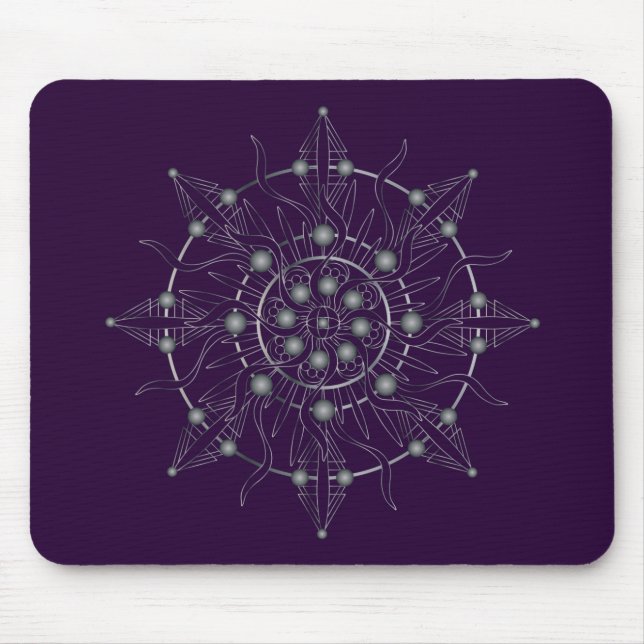 Mousepad Cabo Shadow Mandala de Cheio de 3º Olho Chakra (Frente)