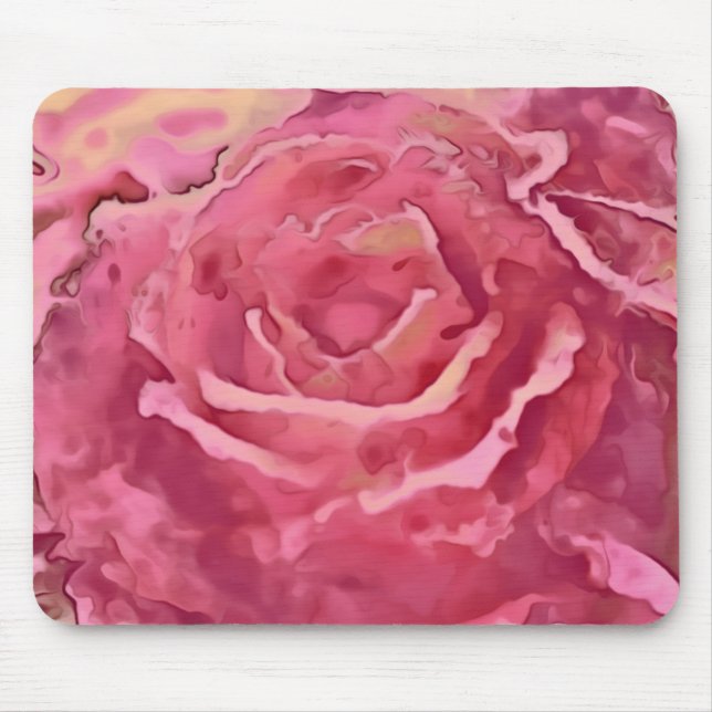Mousepad Cabos De Água Rosa, Facas Vermelhas E Rosa (Frente)