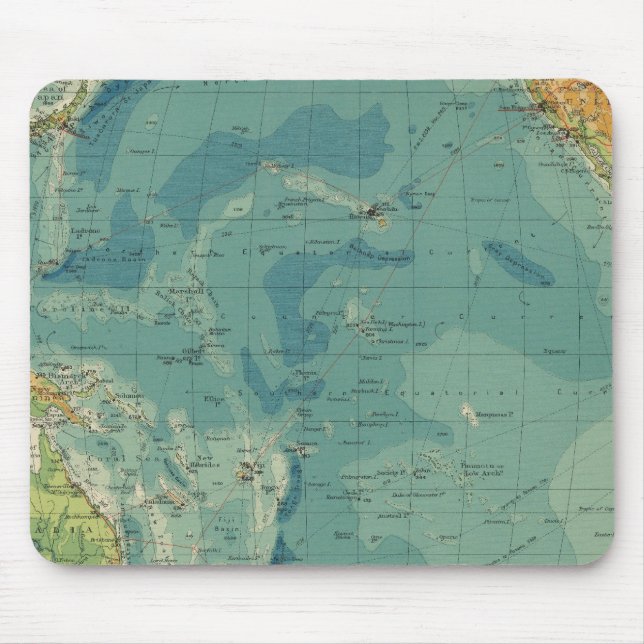 Mousepad Cabos do Oceano Pacífico, estações sem fio (Frente)