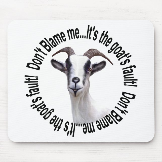 Mousepad Cabra de Cabra Bonita e Engraçada (Frente)