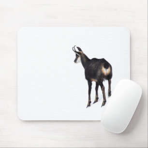 Mousepad Cabra de montanha de Chamois alpina minimalista na