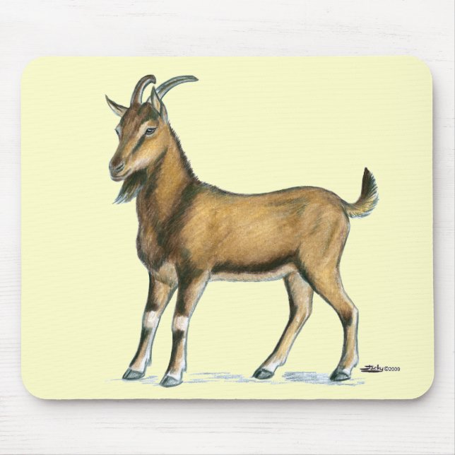 Mousepad Cabra: Marrom (Frente)