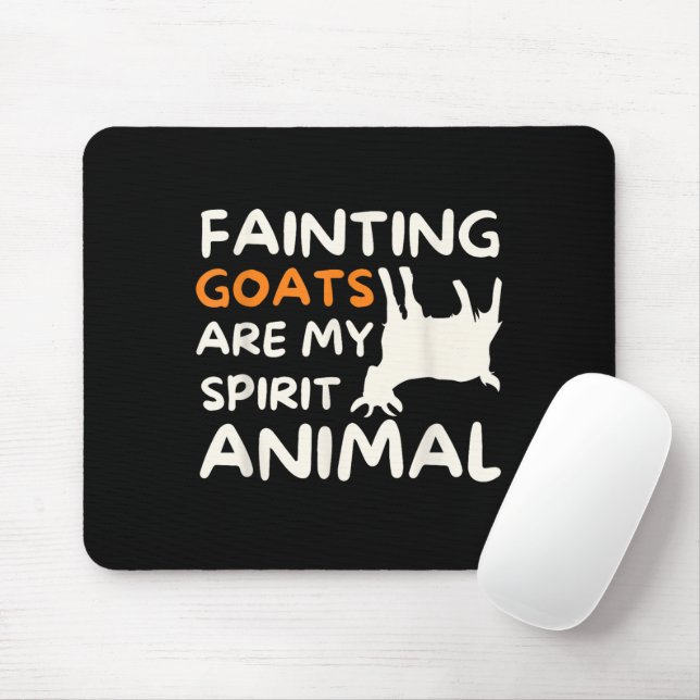 Mousepad Cabras que Desmaiam São o Meu Animal Espiritual Ca (Com mouse)