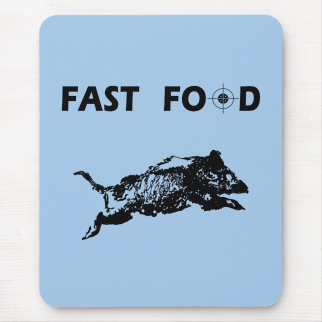Mousepad Caça à caça à Comida rápida (Frente)