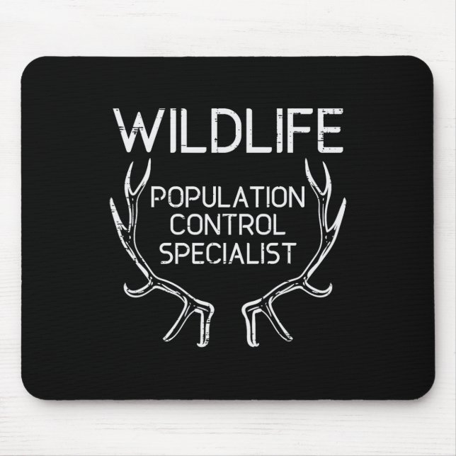 Mousepad Caça à População de Wildlfe Funn (Frente)