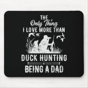 Mousepad Caça De Pato Engraçado Com Presente De Cachorro De