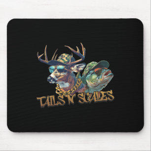 Mousepad Caça Engraçada Dia do Pai Amor Fishi