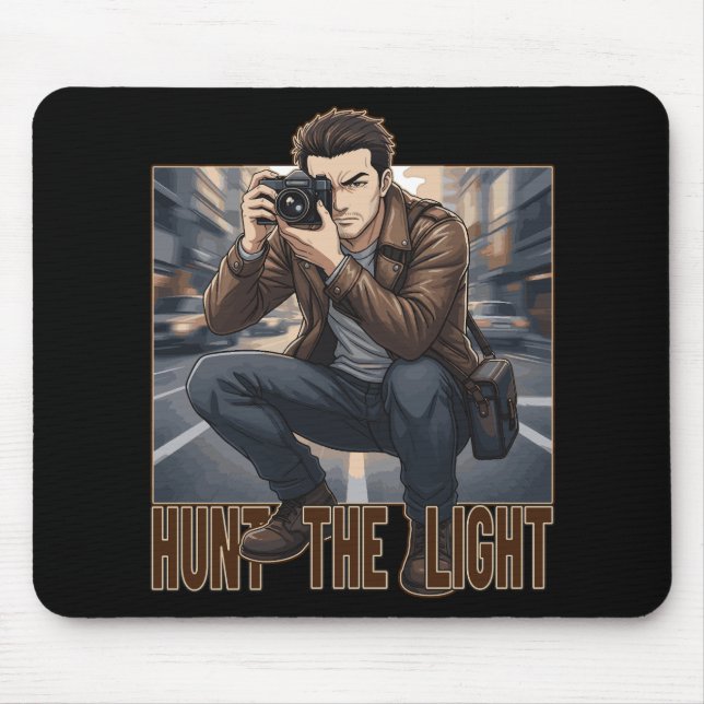Mousepad Caça Luz Fotógrafo Vintage Profissional (Frente)