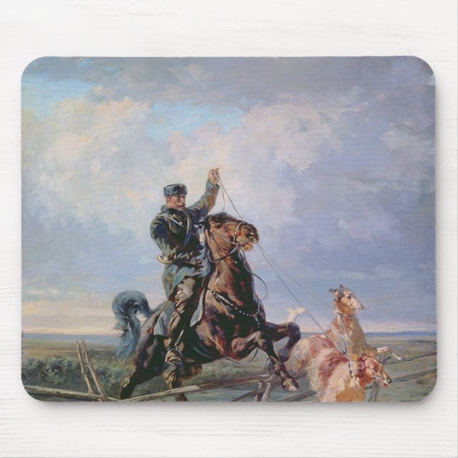 Mousepad Caçador com os Borzois, 1872 (Frente)