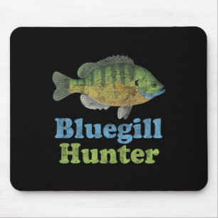 Mousepad Caçador de Bluegill Camisa Pescador Engraçado