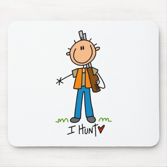 Mousepad Caçador de Bonecos de Palito (Frente)