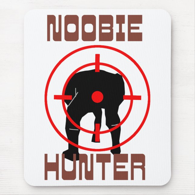 Mousepad Caçador de Noobie (Frente)