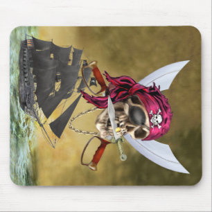 MOUSEPAD CAÇADOR DE TESOURO DE CRÂNIO DE PIRATA