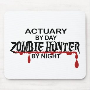 Mousepad Caçador do zombi do escrivão em a noite