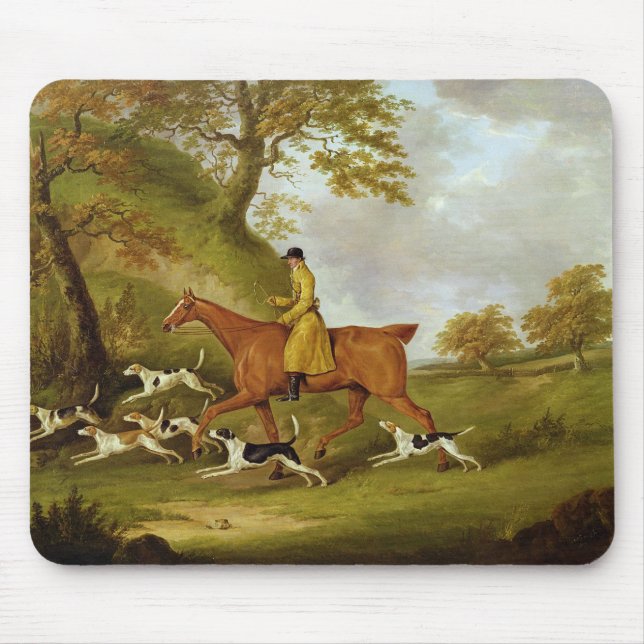 Mousepad Caçador e cães, 1809 (óleo em canvas) (Frente)