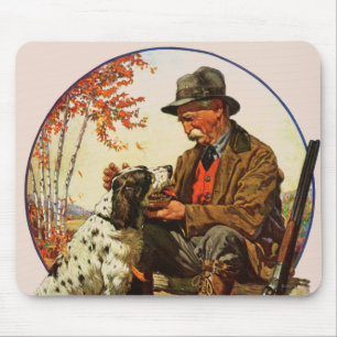 Mousepad Caçador e Spaniel
