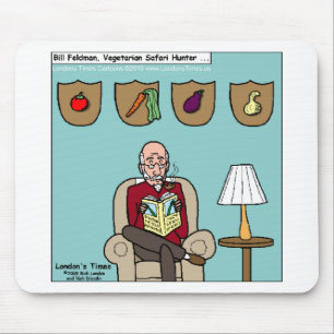 Mousepad Caçador Vegetariano Safari Canecas Divertidas Cami