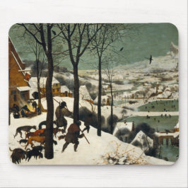 Mousepad Caçadores na neve por Pieter Bruegel, o Velho