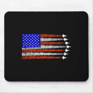 Mousepad Caças patrióticos americanos bandeira dos eua 4 de