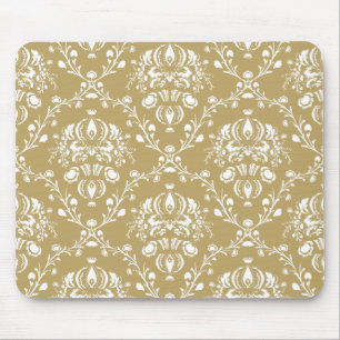 Mousepad Cacau e Cream Damask