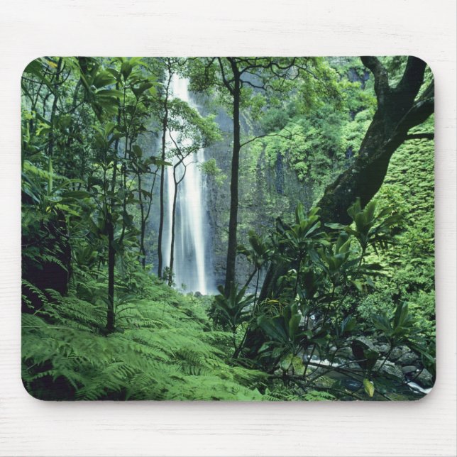 Mousepad Cachoeira Hanakapiai ao longo da Costa Na Pali, Ka (Frente)