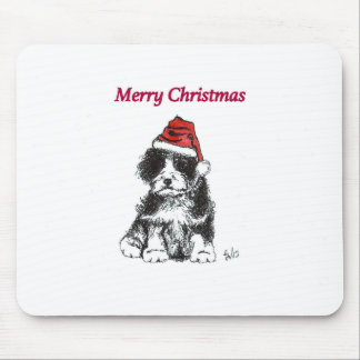 Mousepad cachorrinho de Natal