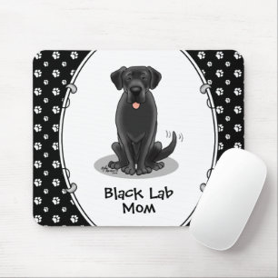 Mousepad Cachorro Bestial (Labrador Retriever Mãe)