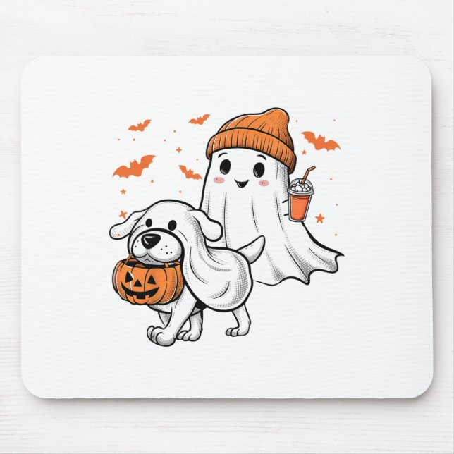 Mousepad Cachorro Cachorro-Arco Cachorro-Fantasma Cachorro- (Frente)