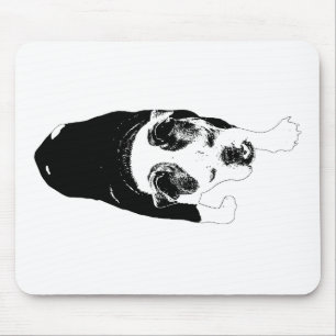 Mousepad Cachorro Caminhada Confiante Afia Criativo Inverno