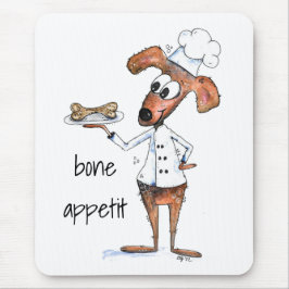 Mousepad Cachorro Chef Caprichoso Fofo