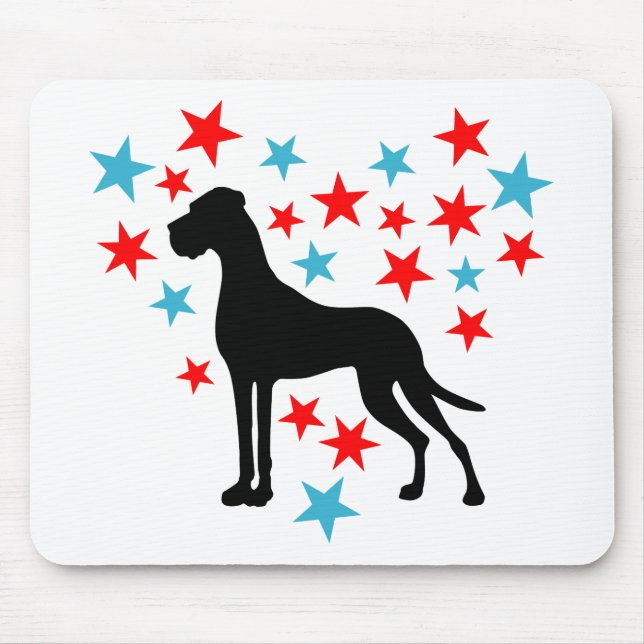 Mousepad Cachorro Coração Estelar (Frente)