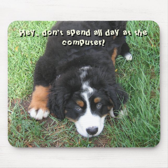 Mousepad Cachorro da Montanha Bernese (Frente)