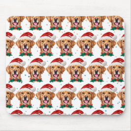 Mousepad Cachorro da Raça Retriever Dourado Natal