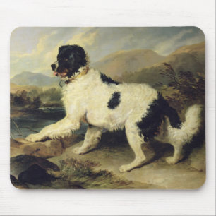 Mousepad Cachorro da Terra Nova Chamado Leão, 1824 (óleo