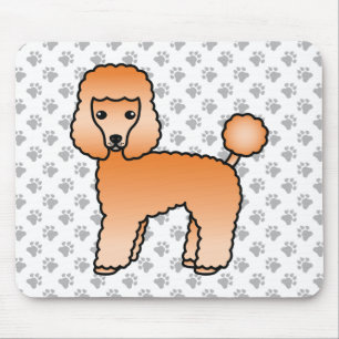 Mousepad Cachorro de Carroçaria Apricot Toy Poodle